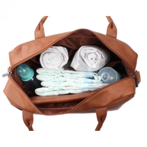 Kidzroom Nursery Bag Diaper Bag Beauty Cognac Online Offer at PLUSTOYS